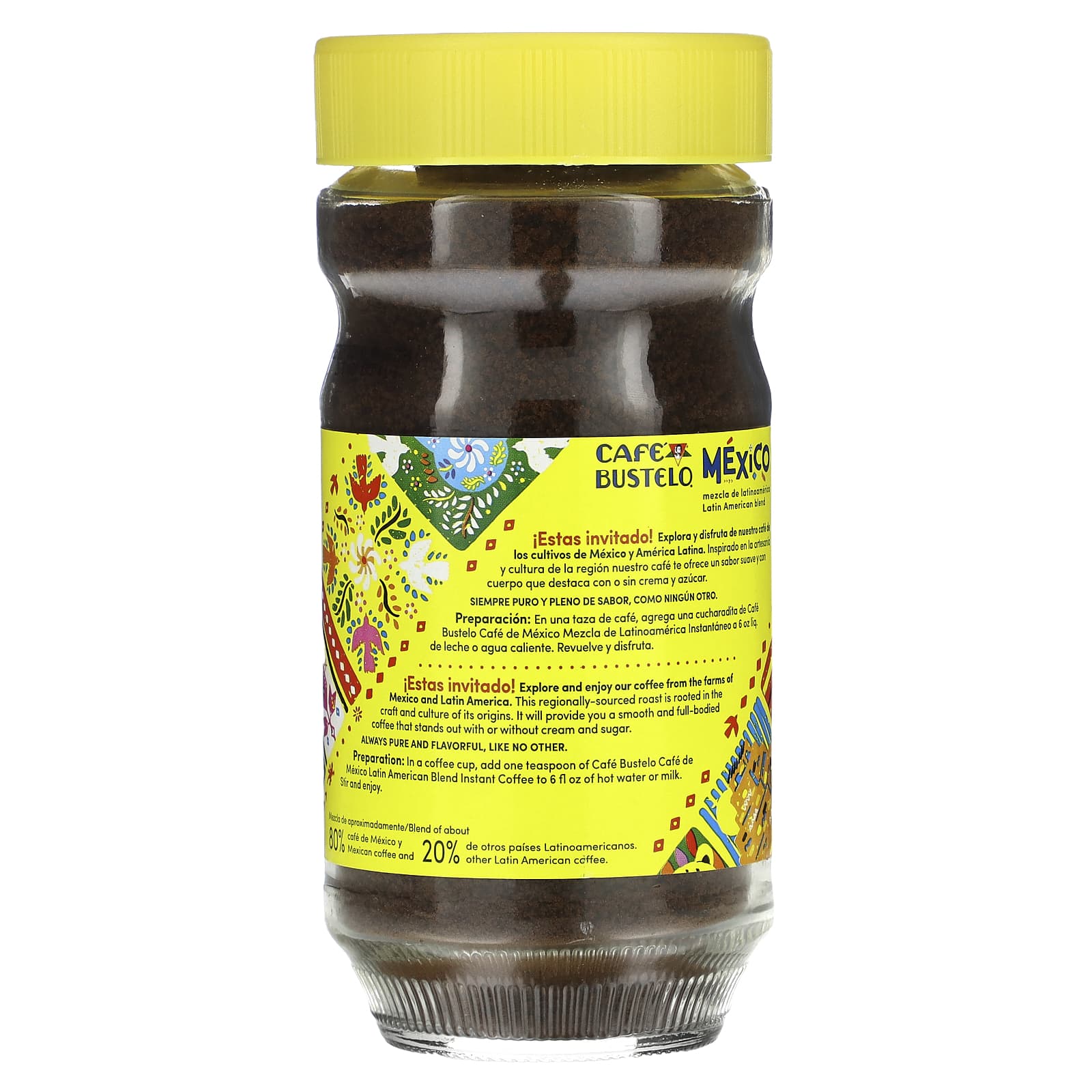 Café Bustelo, Растворимый кофе, латиноамериканская смесь, 200 г (7,05 унции)