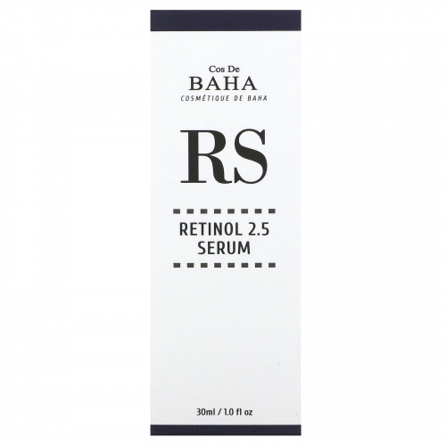 Cos De BAHA, RS, сыворотка с ретинолом 2,5, 30 мл (1 жидк. Унция)