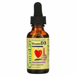 ChildLife Essentials, витамин D3, со вкусом натуральных ягод, 30 мл (1 жидк. унция)