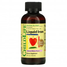 ChildLife Essentials, Liquid Iron, с натуральным ягодным вкусом, 118 мл (4 жидк. унции)