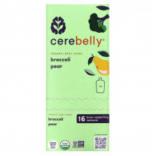 Cerebelly, Organic Baby Puree, Broccoli Pear, 6 Pouches, 4 oz (113 g) Each