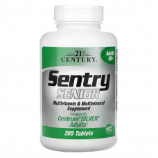 21st Century, Sentry Senior, мультивитаминная и мультиминеральная добавка, для взрослых от 50 лет, 265 таблеток
