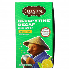 Celestial Seasonings, Sleepytime, зеленый чай, со вкусом лимона и жасмина, без кофеина, 20 чайных пакетиков, 31 г (1,1 унции)