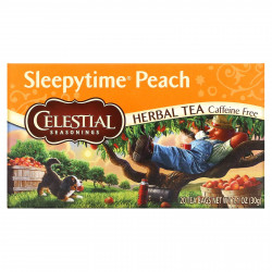 Celestial Seasonings, Sleepytime, травяной чай, без кофеина, персик, 20 чайных пакетиков, 29 г (1,0 унция)