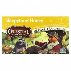 Celestial Seasonings, травяной чай, для сна, с медом, без кофеина, 20 чайных пакетиков по 29 г (1 унции)