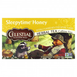 Celestial Seasonings, травяной чай, для сна, с медом, без кофеина, 20 чайных пакетиков по 29 г (1 унции)