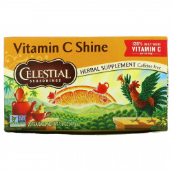 Celestial Seasonings, травяная добавка, с витамином C, без кофеина, 20 чайных пакетиков, 47 г (1,6 унции)