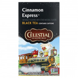 Celestial Seasonings, черный чай, корица, 20 чайных пакетиков, 39 г (1,4 унции)