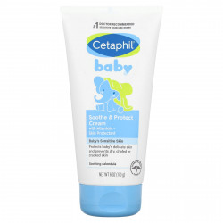 Cetaphil, Детский, успокаивающий и защитный крем с органической календулой, 170 г (6 унций) (Товар снят с продажи) 