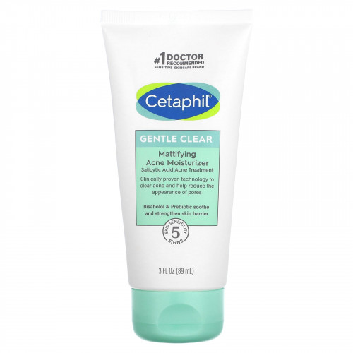 Cetaphil, матирующий увлажняющий крем от акне, 89 мл (3 жидк. унции)