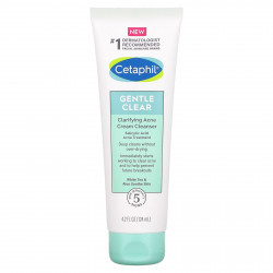 Cetaphil, Gentle Clear, очищающий крем от акне, 124 мл (4,2 жидк. Унции)