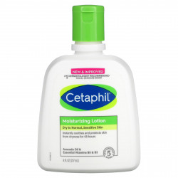 Cetaphil, Увлажняющий лосьон, для сухой и нормальной кожи, масло авокадо и незаменимые витамины B5 и B3, 237 мл (8 жидк. Унций)