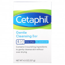 Cetaphil, мягкое очищающее средство, 127 г (4,5 унции)