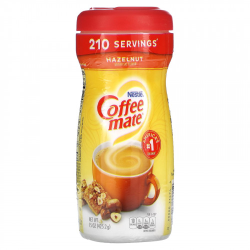 Coffee Mate, Coffee Creamer, фундук, 425,2 г (15 унций)