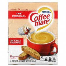 Coffee Mate, жидкие сливки для кофе, оригинальный вкус, 24 шт.