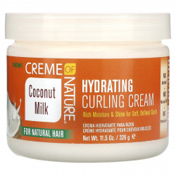 Creme Of Nature, Coconut Milk, увлажняющий крем для завивки натуральных волос, 326 г (11,5 унции)