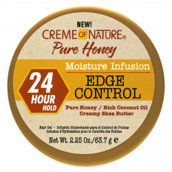 Creme Of Nature, Pure Honey, Moisture Infusion, гель для волос, контролирующий контуры волос, 63,7 г (2,25 унции)