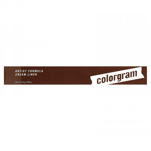 Colorgram, Artist Formula Cream Liner, 08 кремово-коричневый, 0,25 г (0,008 унции)