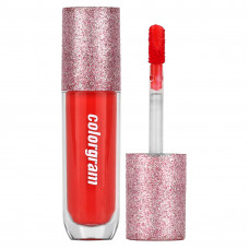 Colorgram, Thunderbolt Tint Lacquer, 06 Pretty Tok, насыщенный и яркий коралловый, 4,5 г (0,15 унции)