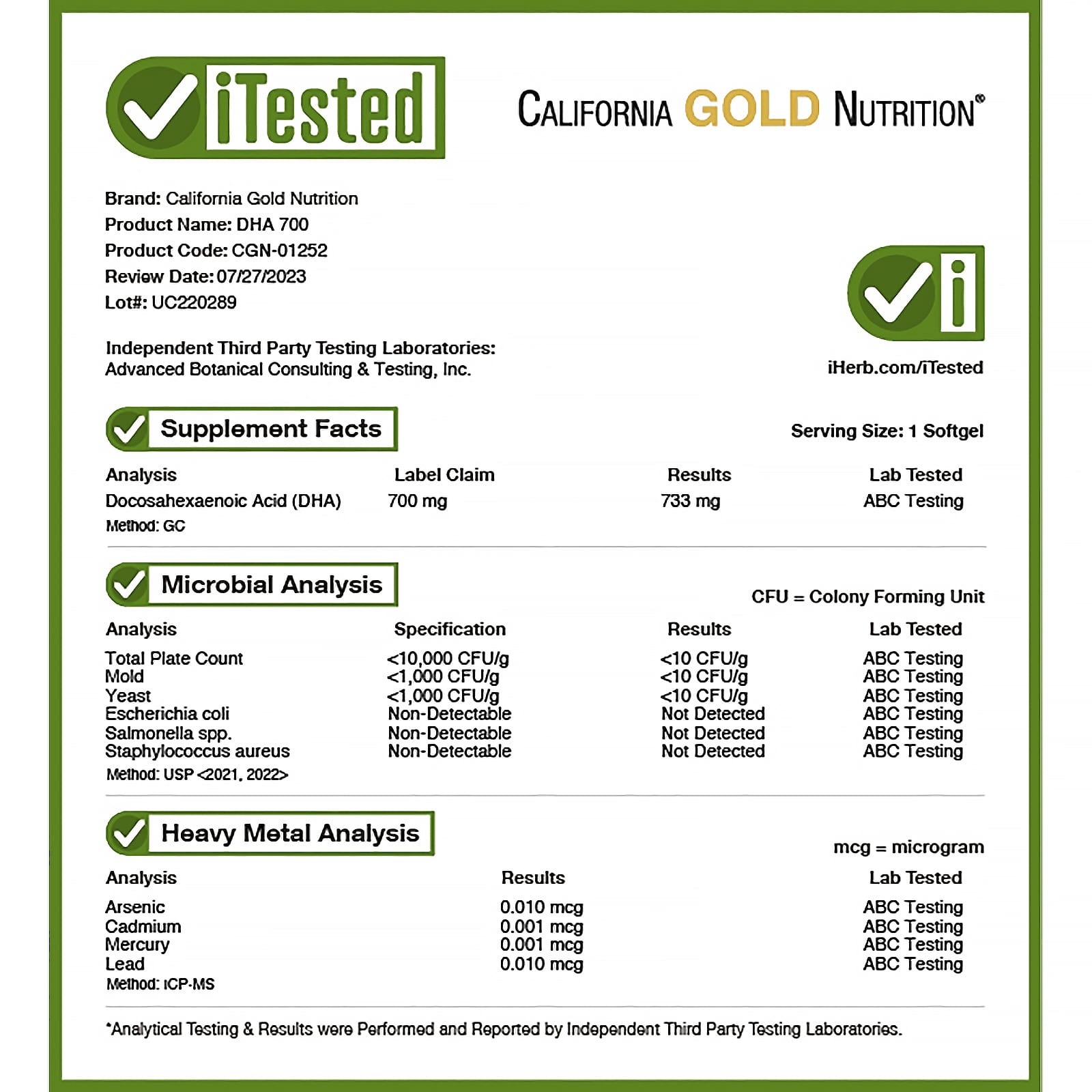 California Gold Nutrition, DHA 700, рыбий жир фармацевтической степени чистоты, 1000 мг, 30 рыбно-желатиновых капсул