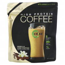 Chike Nutrition, Кофе со льдом с высоким содержанием протеина, ваниль, 413 г (14,6 унции)