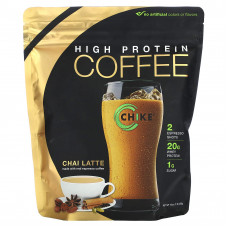 Chike Nutrition, Кофе с высоким содержанием протеина, чай латте, 455 г (1 фунт)