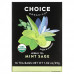 Choice Organic Teas, травяной чай, мята и шалфей, без кофеина, 16 чайных пакетиков, 29 г (1,02 унции)