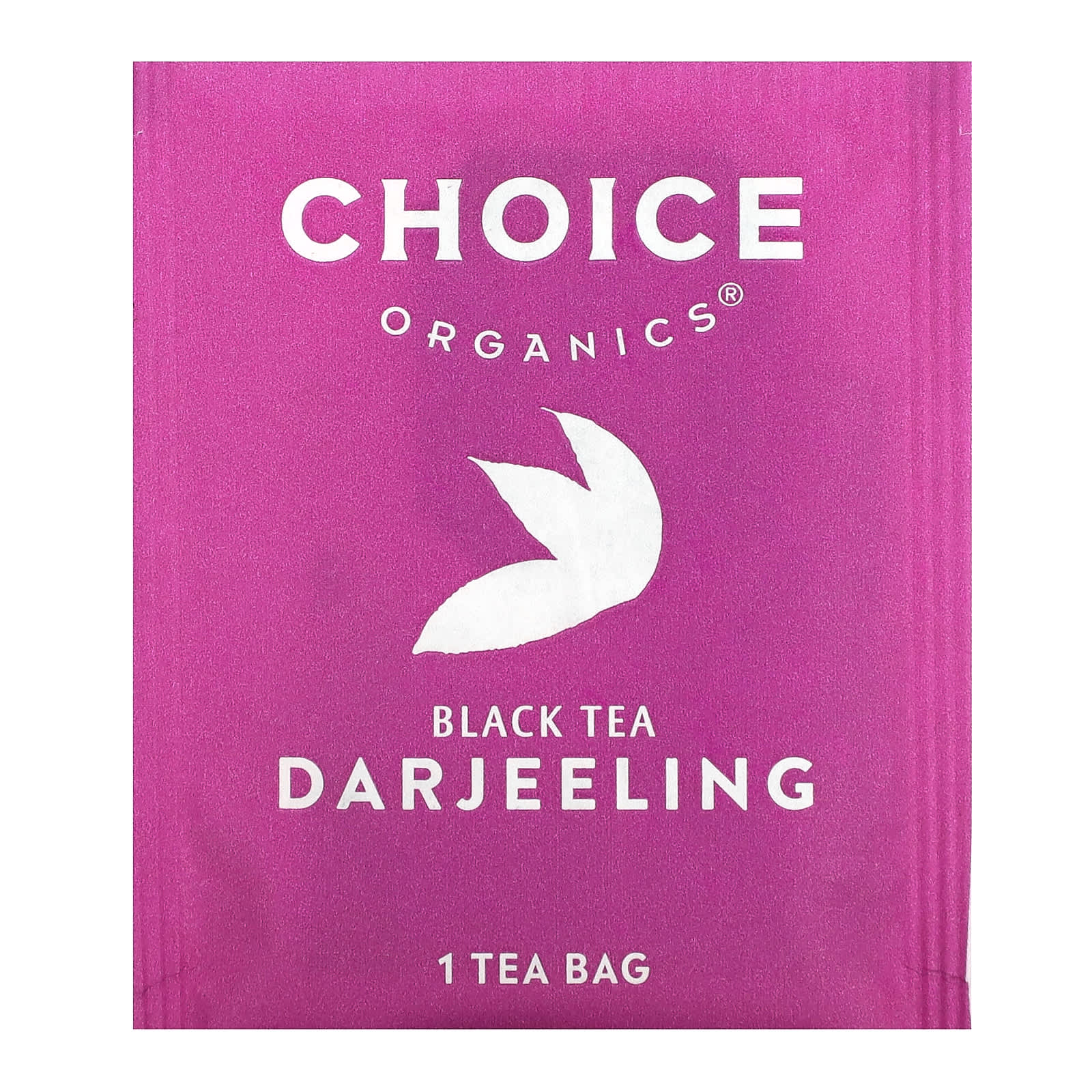 Choice Organic Teas, Черный чай, дарджилинг, 16 чайных пакетиков, 32 г (1,12 унции)