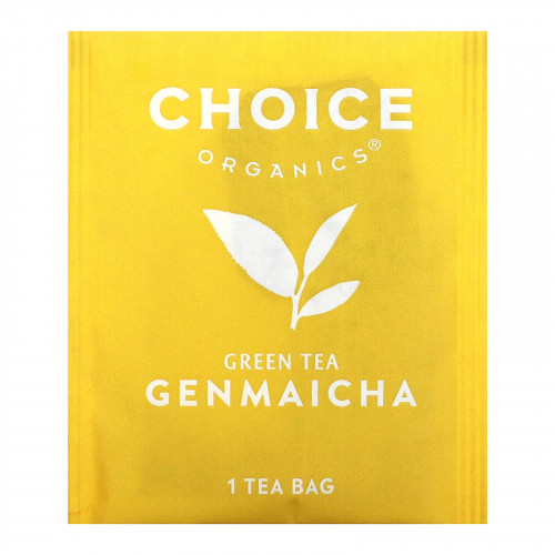 Choice Organic Teas, Зеленый чай, генмайча, 16 чайных пакетиков, 29 г (1,02 унции)