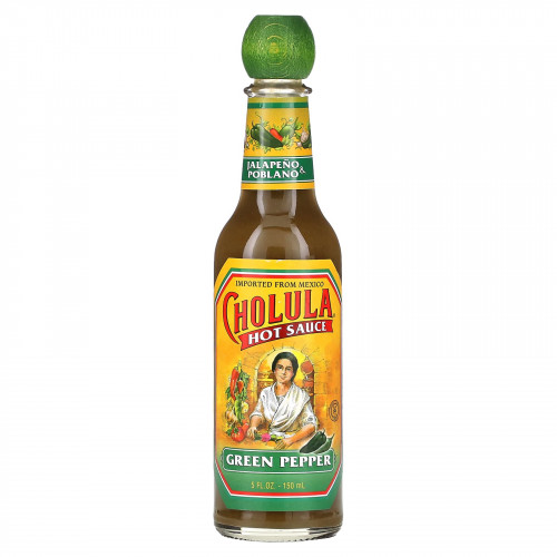 Cholula, Острый соус, зеленый перец, халапеньо и поблано, 150 мл (5 жидк. Унций)