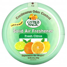 Citrus Magic, Твердый освежитель воздуха, свежий цитрус, 566 г (20 унций)