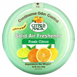 Citrus Magic, Твердый освежитель воздуха, свежий цитрус, 566 г (20 унций)