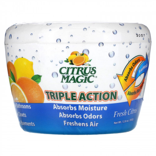 Citrus Magic, Triple Action, свежий цитрус, 362 г (12,8 унции)