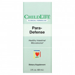 ChildLife Clinicals, Para-Defense, для здоровья микробиома кишечника, 59 мл (2 жидк. унции)