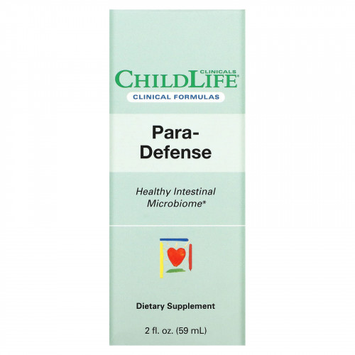 ChildLife Clinicals, Para-Defense, для здоровья микробиома кишечника, 59 мл (2 жидк. унции)