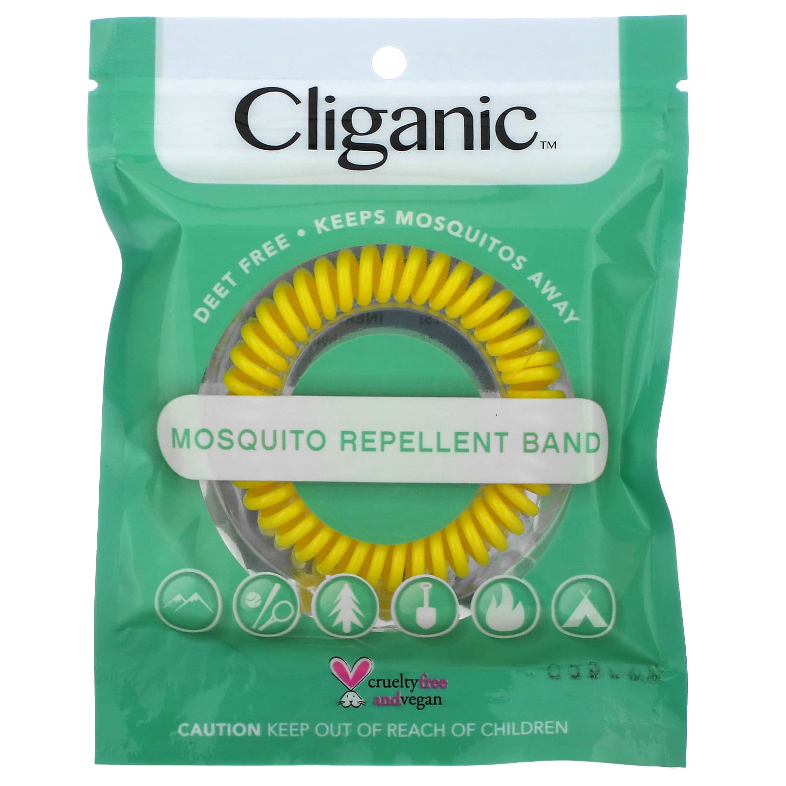 Cliganic, Браслет от комаров, 10 шт. В упаковке