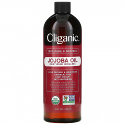 Cliganic, на 100% чистое и натуральное масло жожоба, 473 мл (16 жидк. унций)