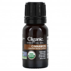 Cliganic, 100% чистое эфирное масло, масло корицы, 10 мл (0,33 жидк. Унции)