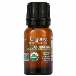 Cliganic, 100% чистое эфирное масло, чайное дерево, 10 мл (0,33 жидк. Унции)