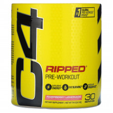 Cellucor, C4 Ripped, перед тренировкой, малиновый лимонад, 180 г (6,3 унции)