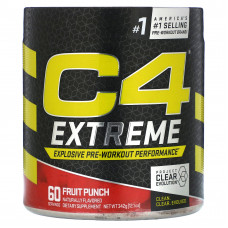 Cellucor, C4 Extreme, предтренировочный комплекс для повышения эффективности, со вкусом фруктового пунша, 342 г (12,1 унции)
