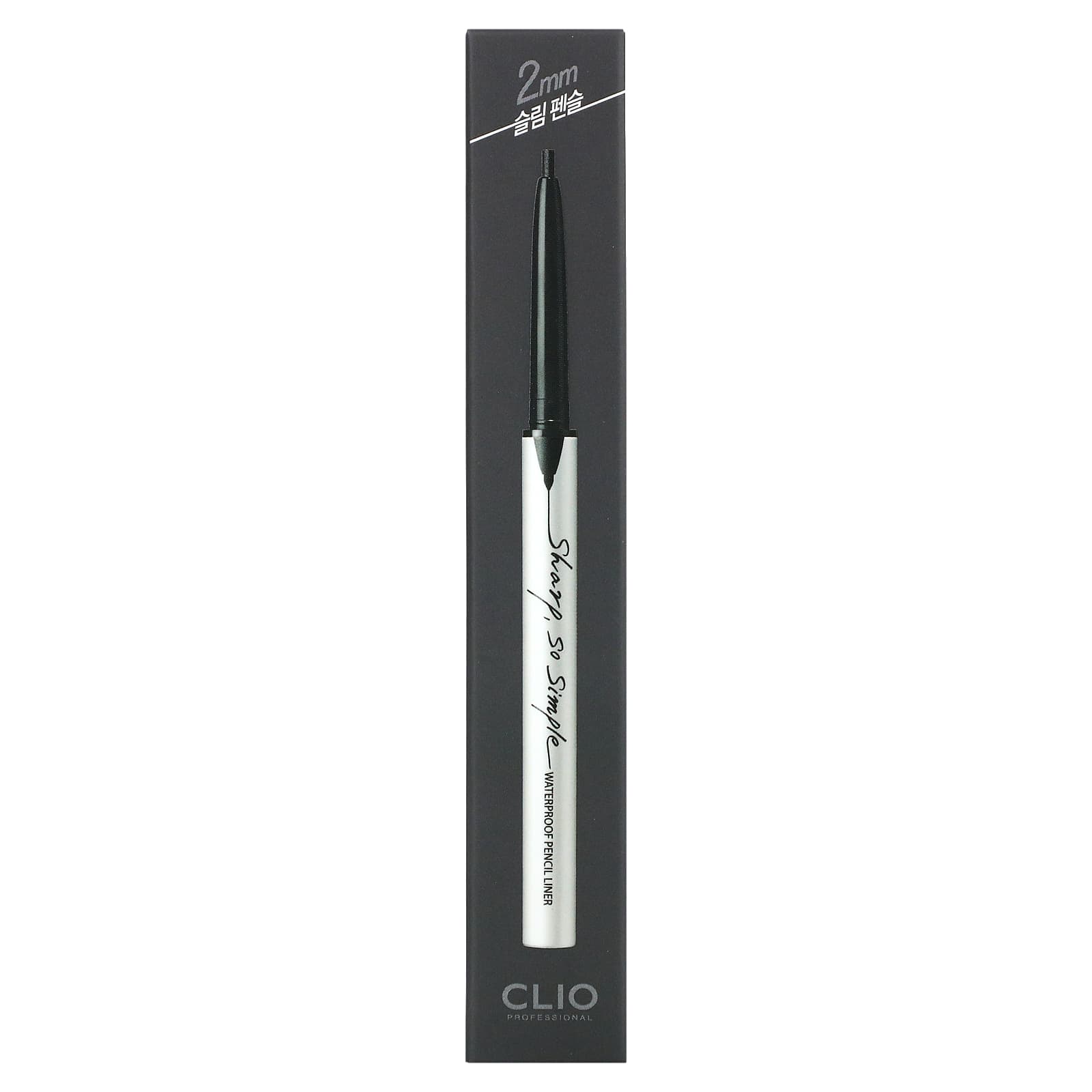 Clio, Sharp, So Simple, водостойкая подводка для карандашей, 01 черный, 0,14 г (0,004 унции)