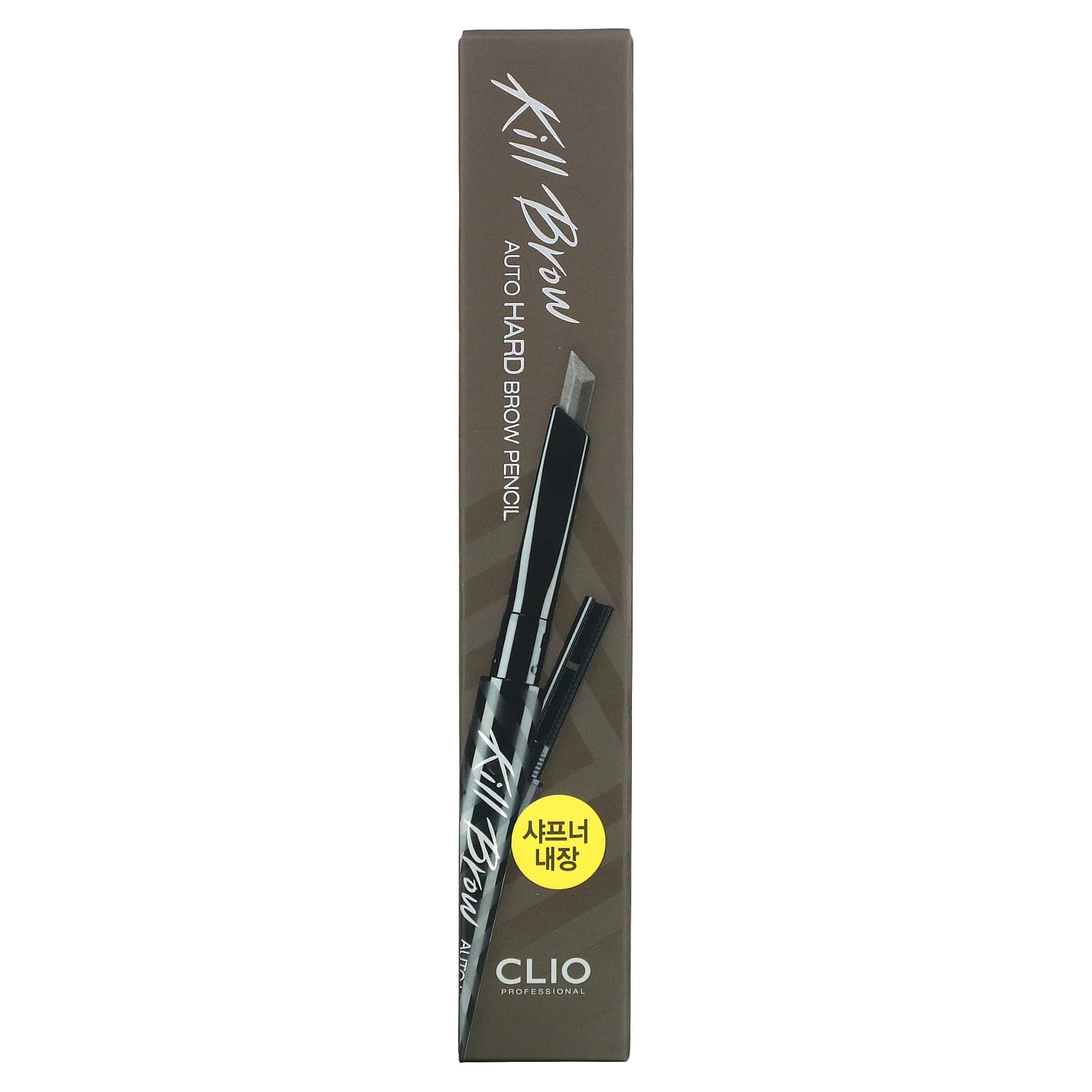 Clio, Kill Brow, Карандаш для бровей Auto Hard, 01 натуральный коричневый, 0,01 унции (0,31 г)