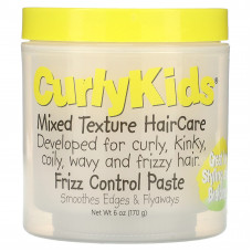 CurlyKids, Средство для ухода за волосами с смешанной текстурой, паста от пушения, 170 г (6 унций)