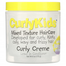 CurlyKids, Curly Creme, несмываемый кондиционер, 170 г (6 унций)