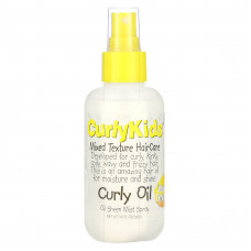 CurlyKids, Curly Oil Sheen Mist, спрей, 138 мл (4,6 жидк. Унции)