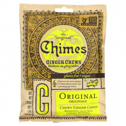 Chimes, имбирные жевательные конфеты, оригинальный вкус, 141,8 г (5 унций)