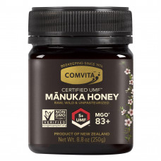 Comvita, Certified UMF 5+ (MGO 83+), необработанный мед манука, 250 г (8,8 унции)