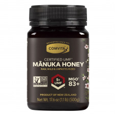 Comvita, Certified UMF 5+ (MGO 83+), необработанный мед манука, 500 г (1,1 фунта)