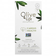 Comvita, Olive Life, экстракт листьев оливкового дерева, для здоровья сердечно-сосудистой системы, 68 мг, 120 растительных капсул